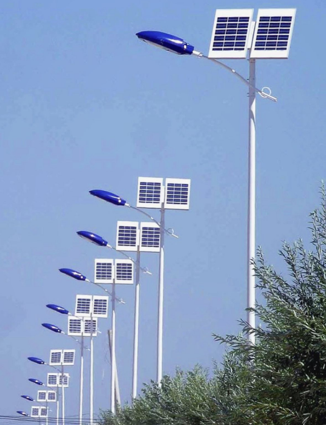 Galvanisierte Pole-Solarstraßenbeleuchtung im Freien Pole der Straßenlaterne-Q235 2