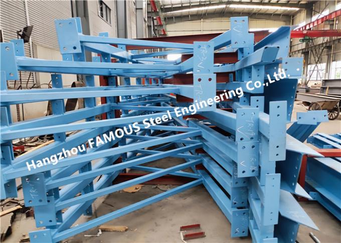 Kundengebundene fabrizierte Stahlbinder-Struktur Q235B Q345B 0