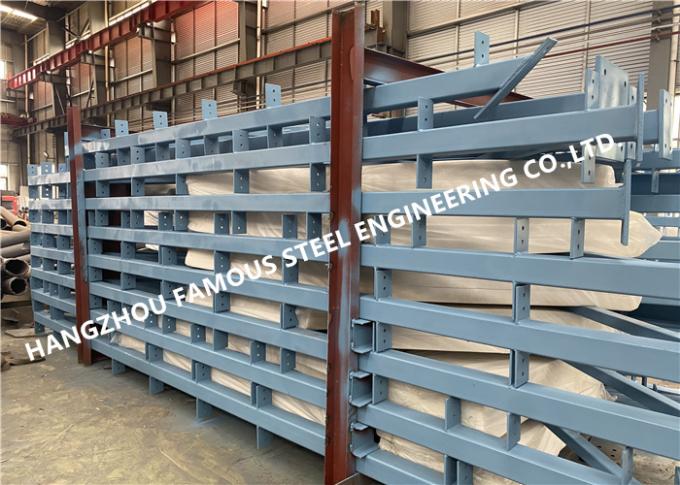 neueste Unternehmensnachrichten über 320 Tonnen galvanisierten die Stahlbinder-Struktur, die nach Ozeanien exportiert wurde  0