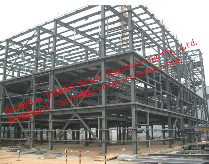 NZ ALS verschiedene Standard-industrielle Stahlgebäude für strukturelles Skelett gestaltetes Stahlgebäude 0