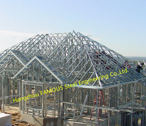 Vielseitige modulare Stahlgestaltungs-Systemgröße-kundengebundene Stahlrahmen-Gebäude 0