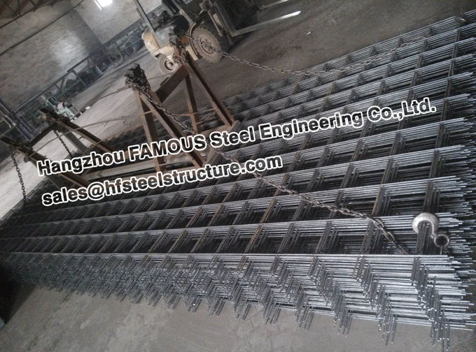 Industrielle vorfabrizierte quadratische Stahlmaschen-Handelsgrundplatten 0
