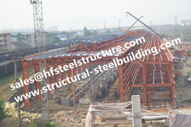 China Grad-industrielle Stahlgebäude Q235 Q345, errichtende Stahlstandort-Fertigstahlgebäude fournisseur
