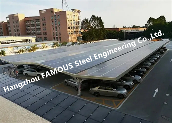 China Kundenspezifisches wasserdichtes Montagesystem für Photovoltaik-Panel-Aluminium-Solar-PV-Carports fournisseur