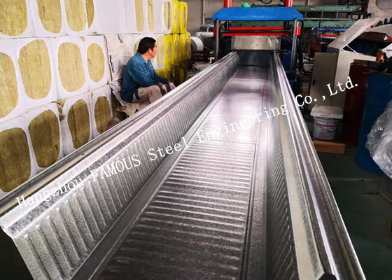 China Galvanisierte zusammengesetzte Metallboden-Plattform ComFlor 210 Alternativplattform-Reihe 600mm fournisseur