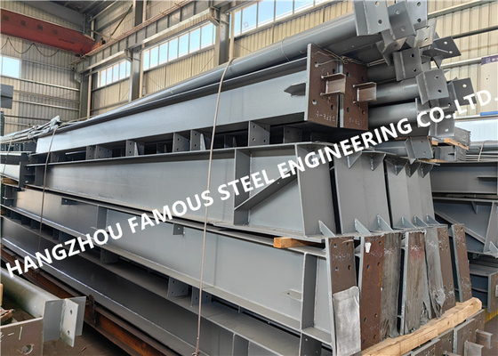 China Galvanisierte Q355b Stahlkonstruktionsteile Verarbeitung Stahllagergebäude fournisseur