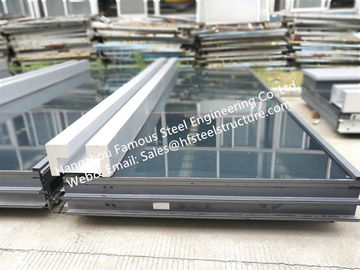 China Vor-glasig-glänzender doppelte Haut Unitized Glasfassaden-Zwischenwand-versteckter Feld-Entwurf und Installation fournisseur