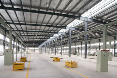 China Portalrahmen-industrielle Stahlgebäude-Herstellung mit Material Q235 Q345 fournisseur