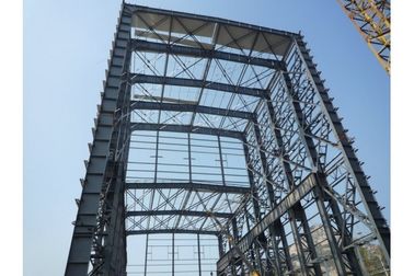 China Q345QD-schwere strukturelle industrielle Stahlstahlgebäude mit geschweißter h-Strahln-Stahlkonstruktion fournisseur