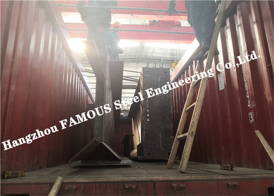 China strukturelle Fachwerkbrücke-Stahlherstellung 1500t ASTM A588 Corten exportiert nach Ozeanien fournisseur