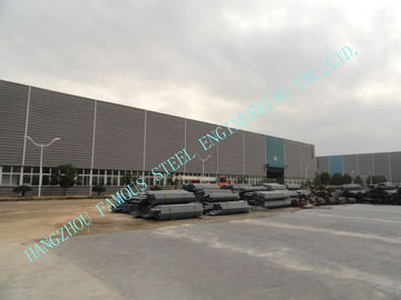 China 75 x 95 industrielle Stahlgebäude Multispan-Fertighaus-ASTM, feuerfestes Malerei-Speicher-Haus fournisseur