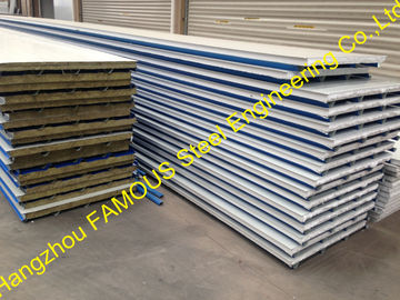 China Bau-PU Isoliersandwich-Platten-Polyurethan-Schaum-Stahl fournisseur