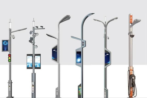 China Kundengebundener Straßenlaterne-intelligenter Pole-Metallstraßenlaterne-Laternenpfahl im Freien fournisseur
