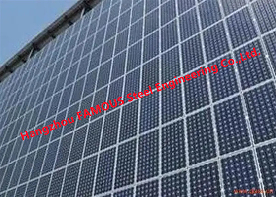 China Foto-voltaisches angetriebenes Glaszwischenwand-Gebäude-Modul-Solarsystem fournisseur