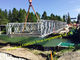 Kundengebundene Stahl-Bailey-Brücken-tragbare modulare Baustahl-Brücke fournisseur