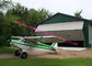 Vertikale Bi-Falten-Hangar-Tür-Lösungs-Licht-einzelne Stahlplatten-hydraulisches Flugzeug-Tür-System fournisseur