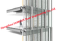 Gelüftete Stahlglaszwischenwand-Fassaden-doppelte Haut für Handelsbürogebäude fournisseur