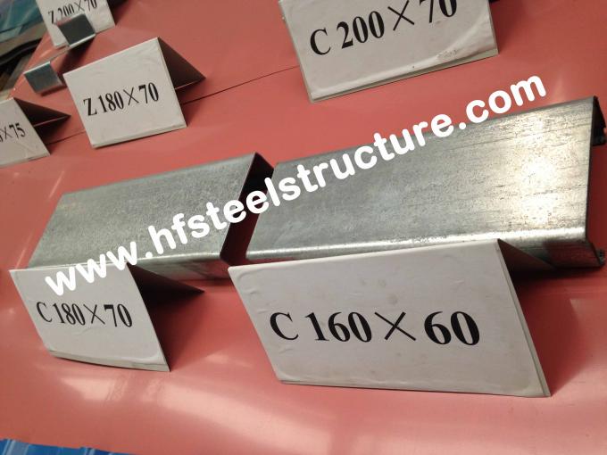 Galvanisierte c-Purlin-Stahlbausätze für Baumaterial/Klammer 6