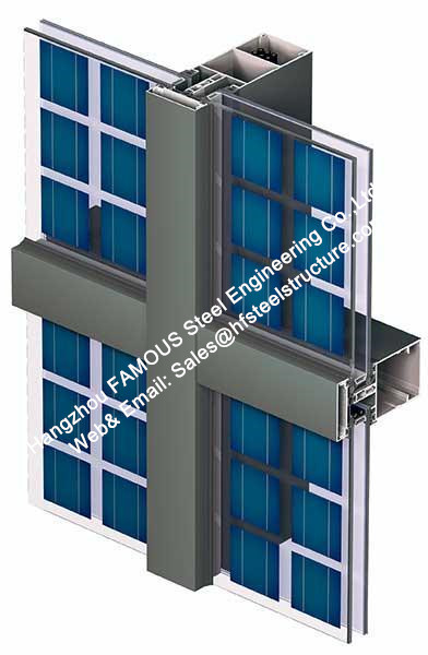 Solarzellen lüfteten Fassaden-Zwischenwand-einzelne polykristalliner oder einzelner Kristall-Glaskomponente 0