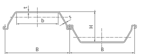 U-Abschnitt-warm gewalzter Stahlblech-Stapel-U-artige Blatt-Stapel 1