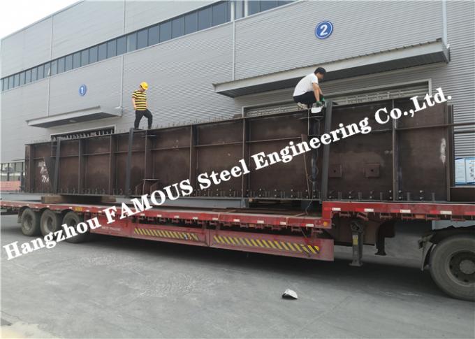 strukturelle Fachwerkbrücke-Stahlherstellung 1500t ASTM A588 Corten exportiert nach Ozeanien 0
