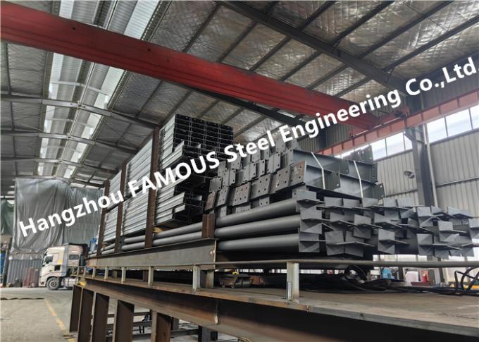 Vorfabriziertes industrielles Lager der Stahlkonstruktions-Gebäude-Q345b 0