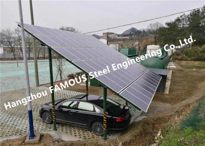 Energieproduktions-Struktur anodisierte photo-voltaische Platte Aluminiumsolar-PV-Autoparkplätze 0