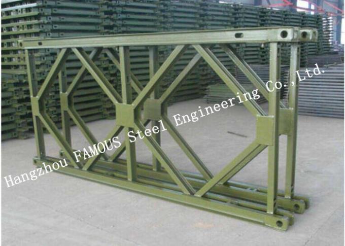10 Satz-Stahl Bailey Bridge Prefabricated Galvanized 200# TSR Q345B 0