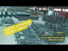 Eingebettete Stahlplatten und eingebettete Teile